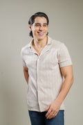 CAMISA BOTONES BEIGE